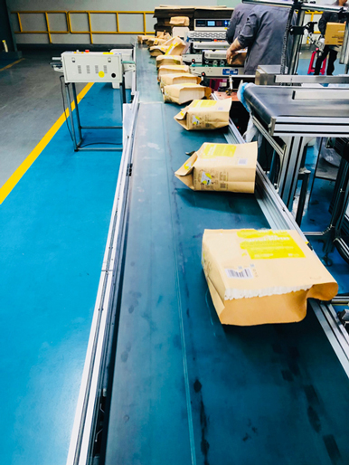 Biodegradable baby diaper production packaging